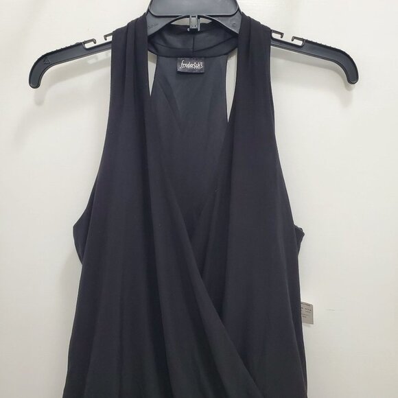 Frederick's of Hollywood Black Sequin Animal‎ Print Blouson Mini Dress NWT Sz M - Picture 2 of 8